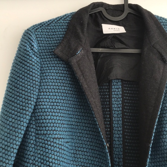 Akris Punto Teal Blazer - Picture 2 of 8
